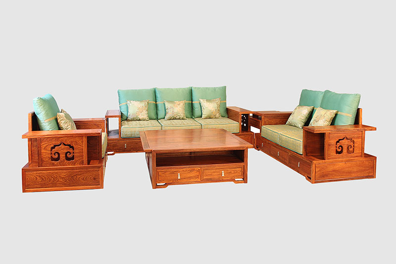 揭阳中式实木沙发简直太美了
